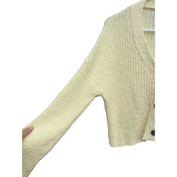 By Together cropped cardigan S knit sweater Anthro academia collegiate preppy - Picture 5 of 11